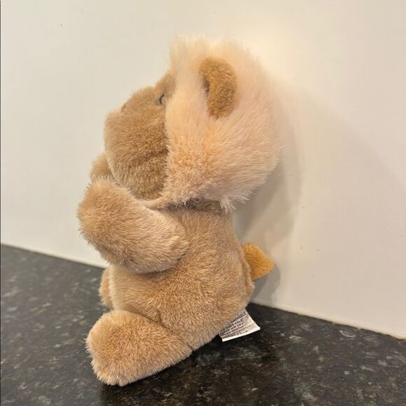 Vintage GUND Lion Brutus (8inch) Plush Toy Short Mane Light Brown - Picture 3 of 9